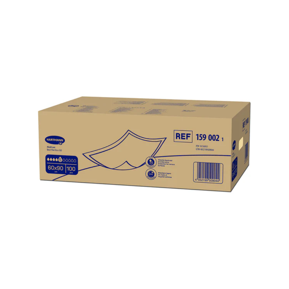 MoliCare Bed Mat Eco 9 Tropfen 60x90 (50 Stk.)
